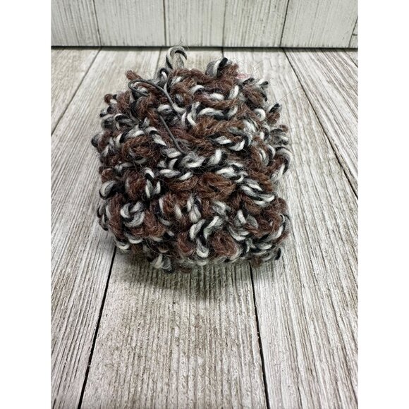 Yarn Unique Knitted Hedgehog Pattern Ornament Decor - Picture 3 of 7